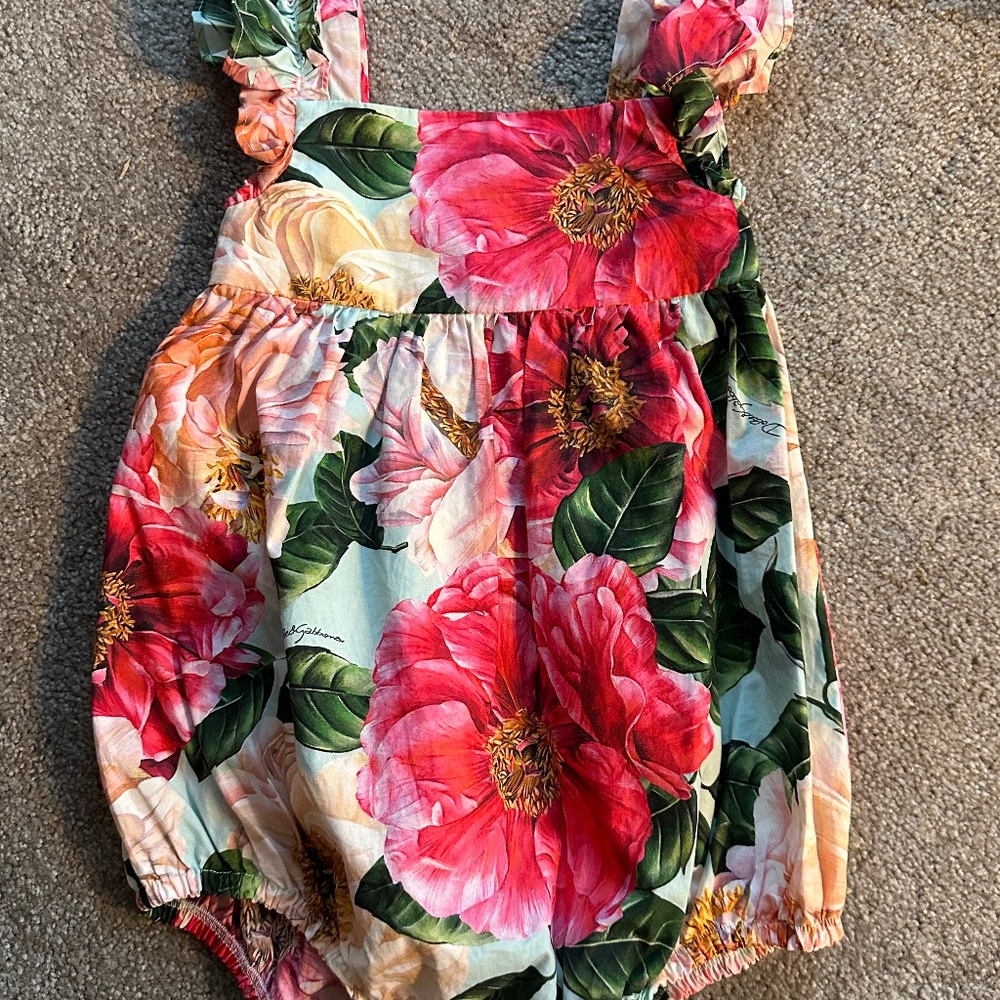 Dolce & Gabbana Floral Romper